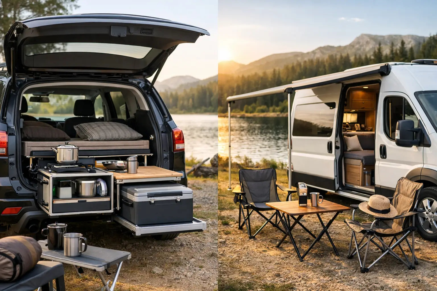 Campingmodul kontra campervan: Hvad giver mest?