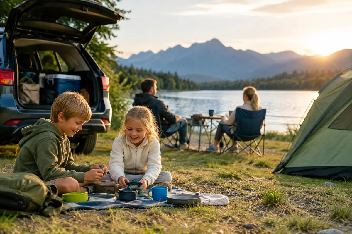 Guide til camping med børn på jeres bilferie