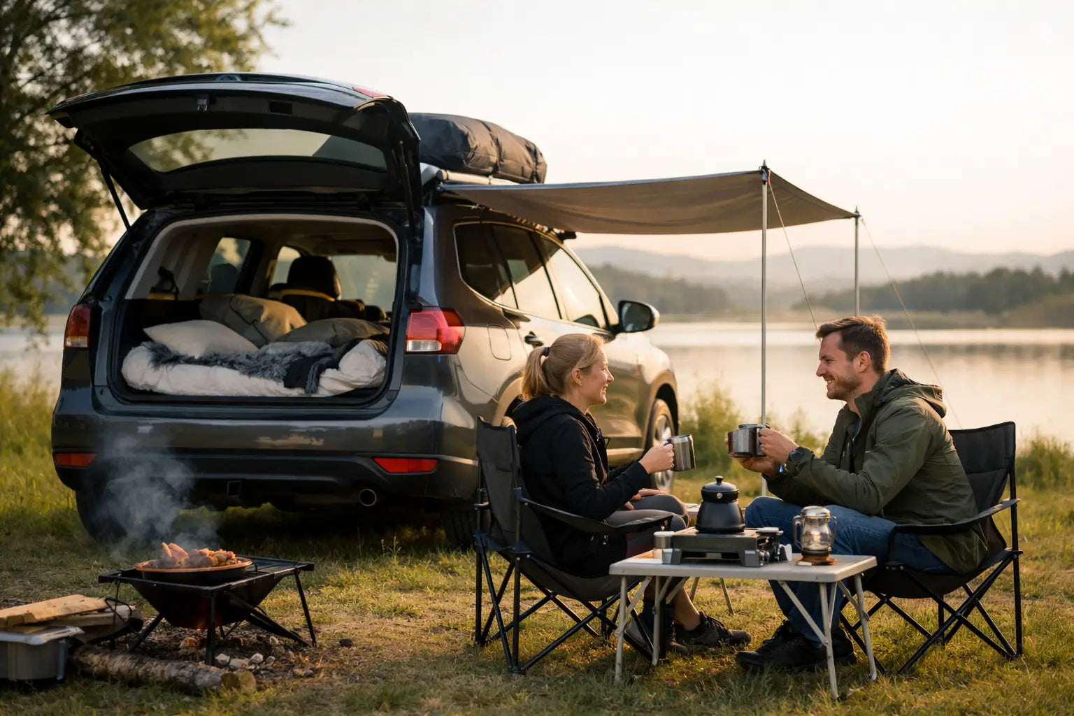 Camping i hverdagsbil uden besvær