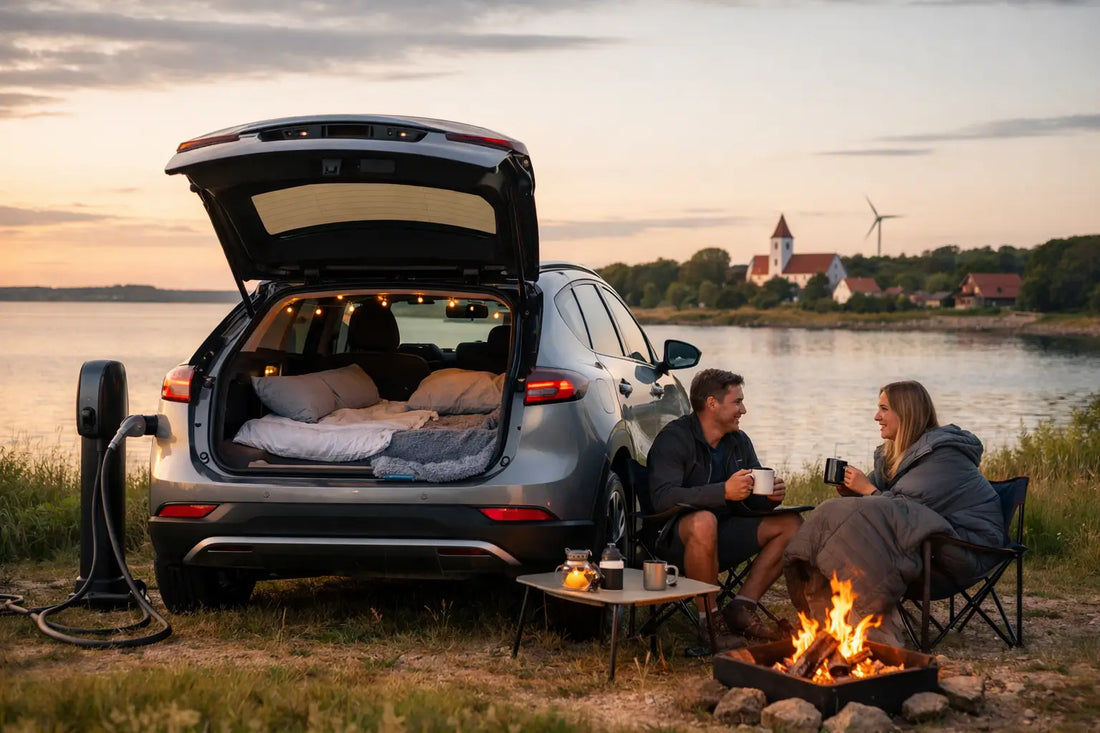 Guide til overnatning i elbil i Danmark