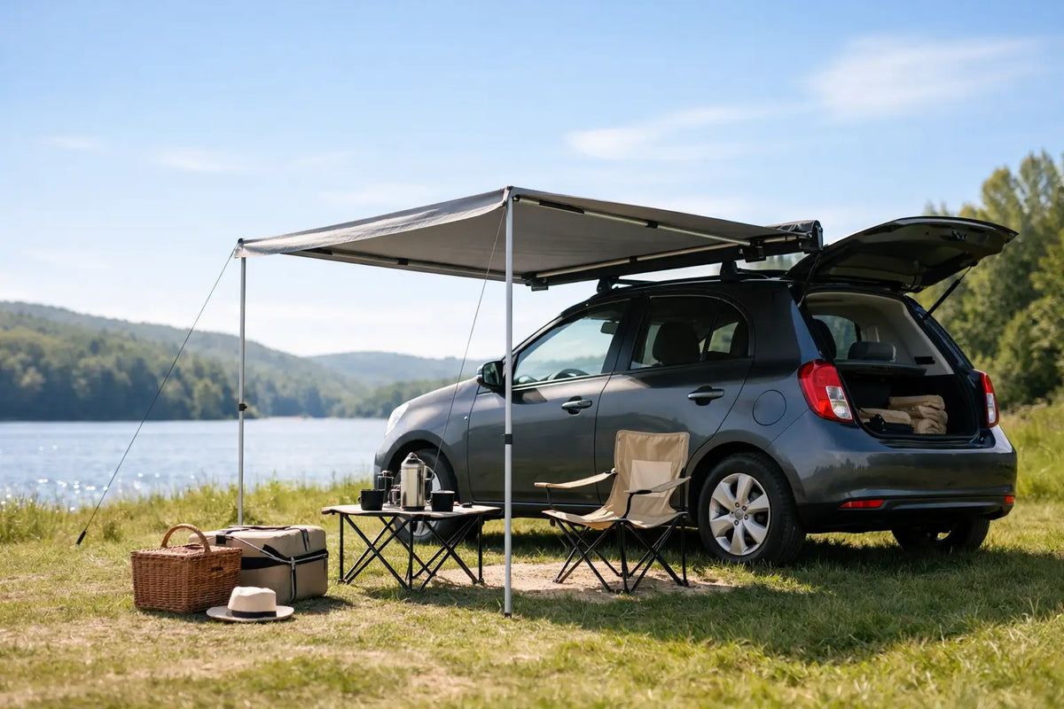 Bedste markiser til små biler til weekendturen