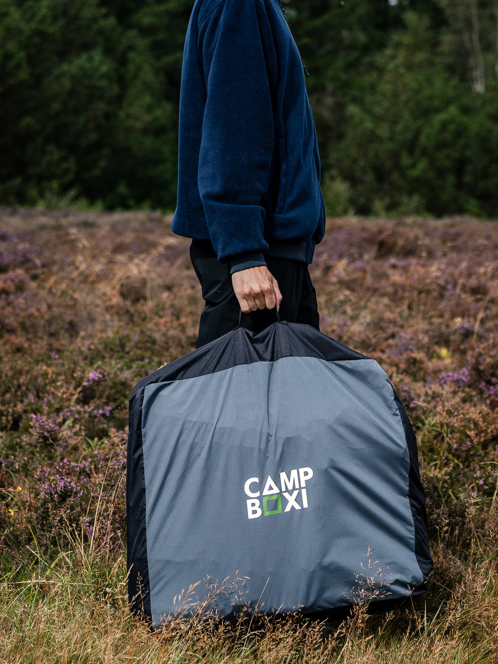 CampBoxi LUX Air - Luksus selvoppustelig bilmadras med integreret pumpe