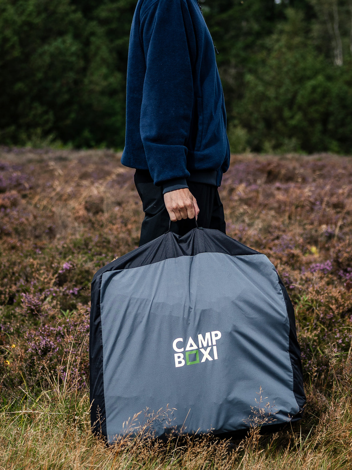 CampBoxi LUX Air - Luksus selvoppustelig bilmadras med integreret pumpe