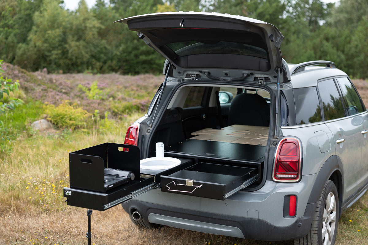 CampBoxi Kitchenfit - Alt-i-ét Camper Box til hverdagsbiler