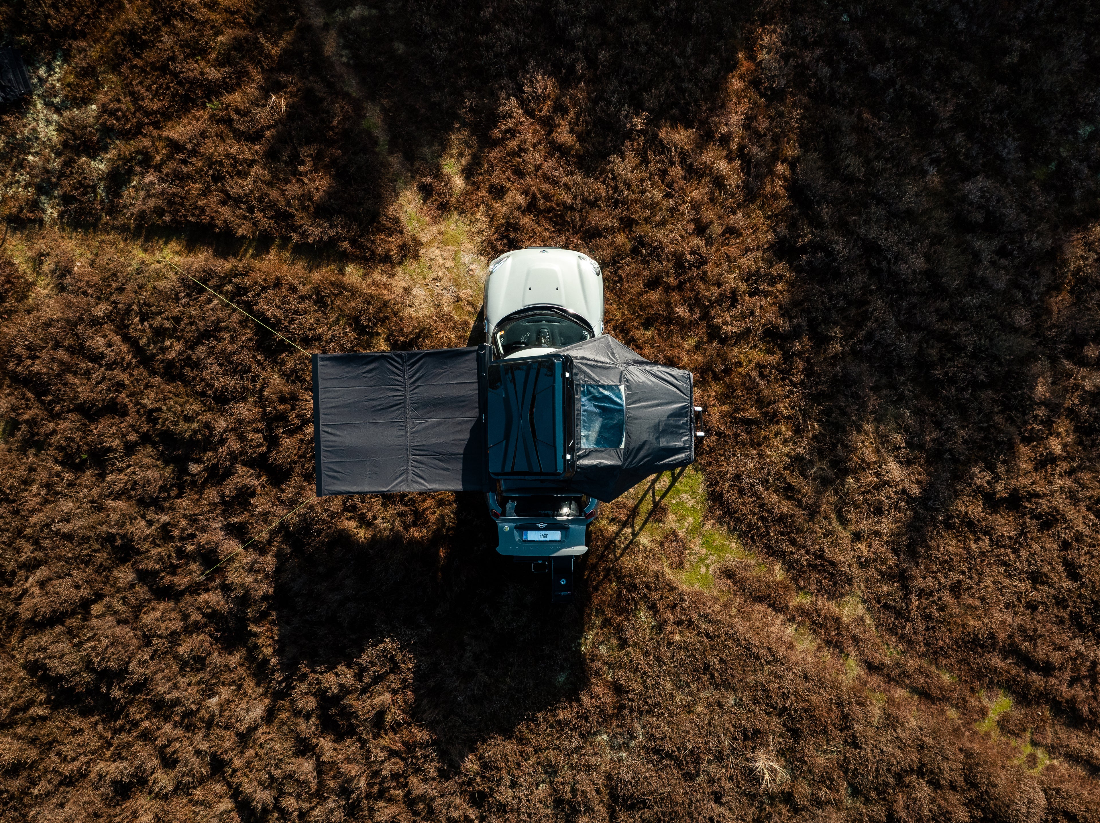 CampBoxi Uni-markise 200x250cm - Universel markise til alle slags biler