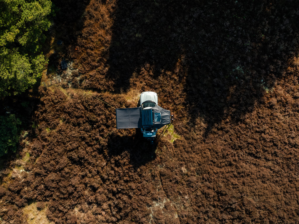 CampBoxi Uni-markise 200x250cm - Universel markise til alle slags biler