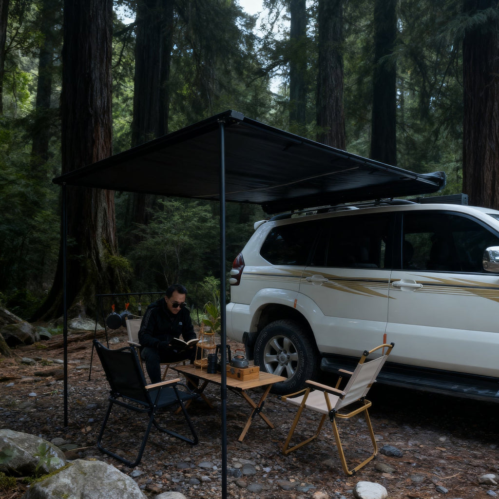 CampBoxi Uni-markise 200x250cm - Universel markise til alle slags biler