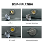 CampBoxi LUX Madras - selvoppustelig luksusmadras til bilen