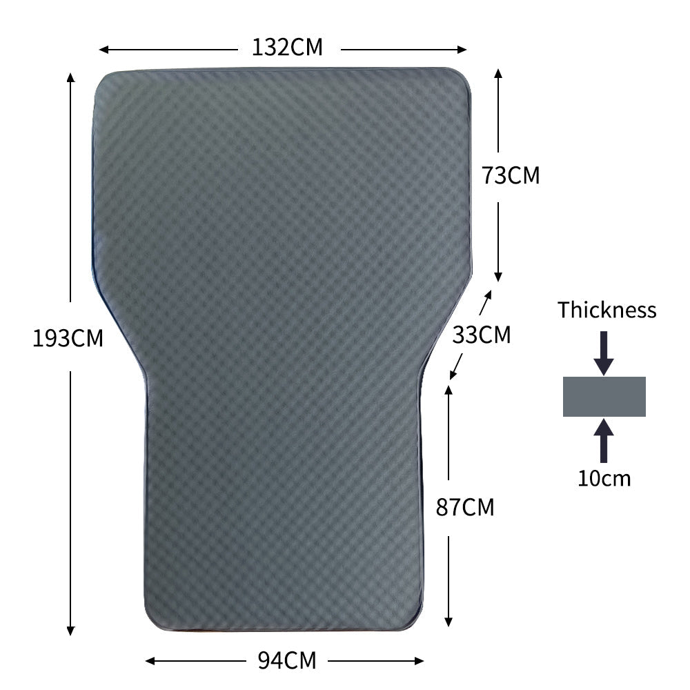 CampBoxi LUX Madras - selvoppustelig luksusmadras til bilen