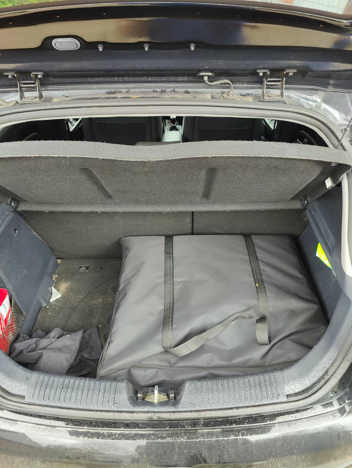 CampBoxi Unifit - Smart justerbar sengeramme til hverdagsbilen