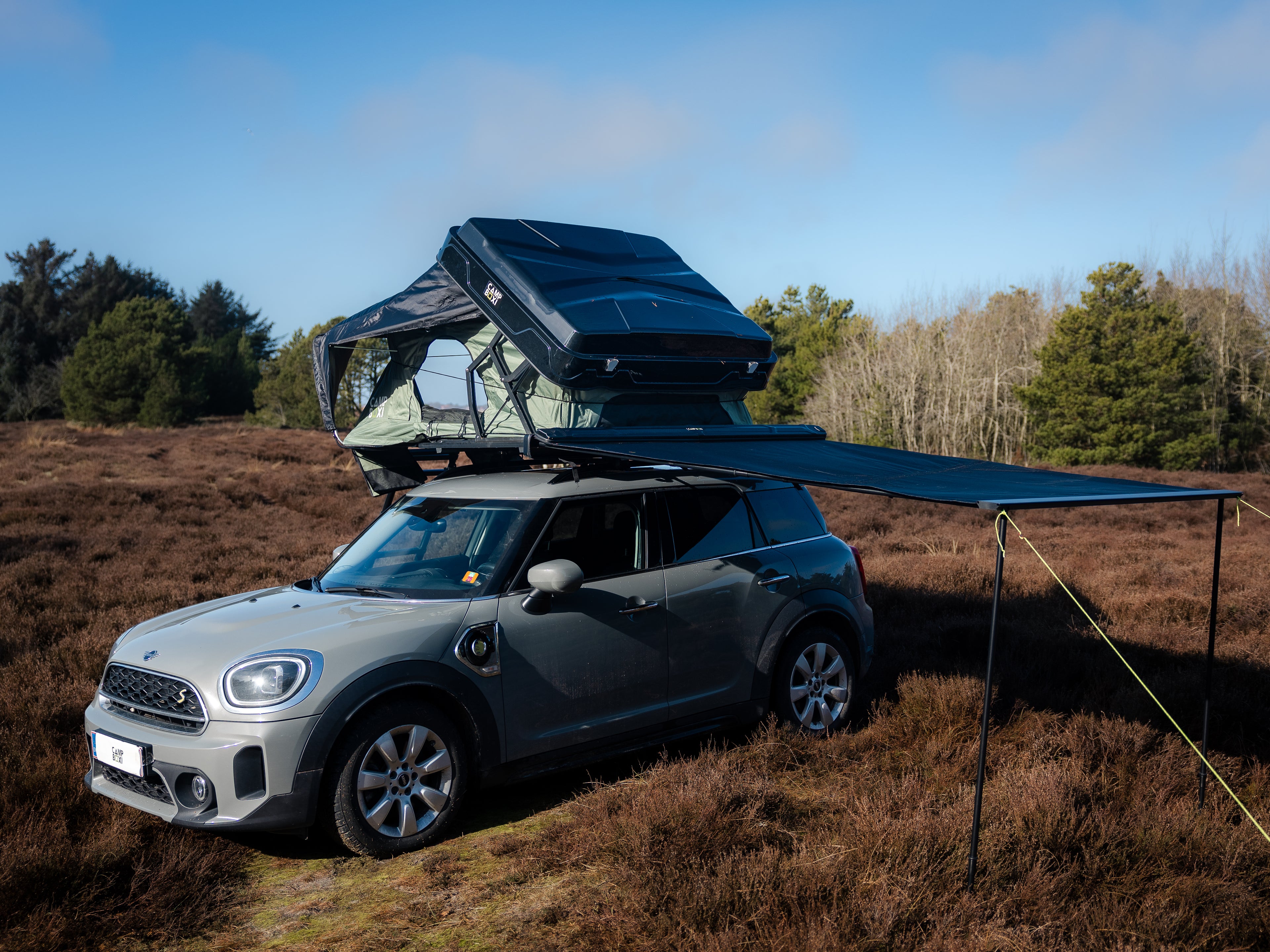 CampBoxi Uni-markise 200x250cm - Universel markise til alle slags biler