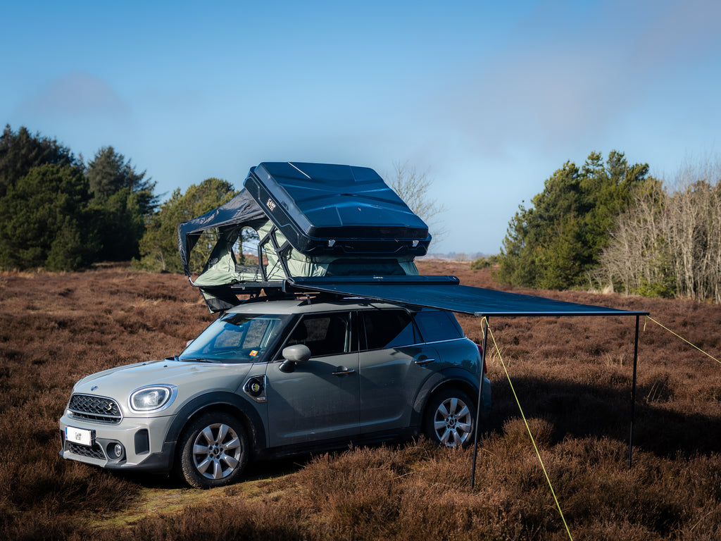 CampBoxi Uni-markise 200x250cm - Universel markise til alle slags biler