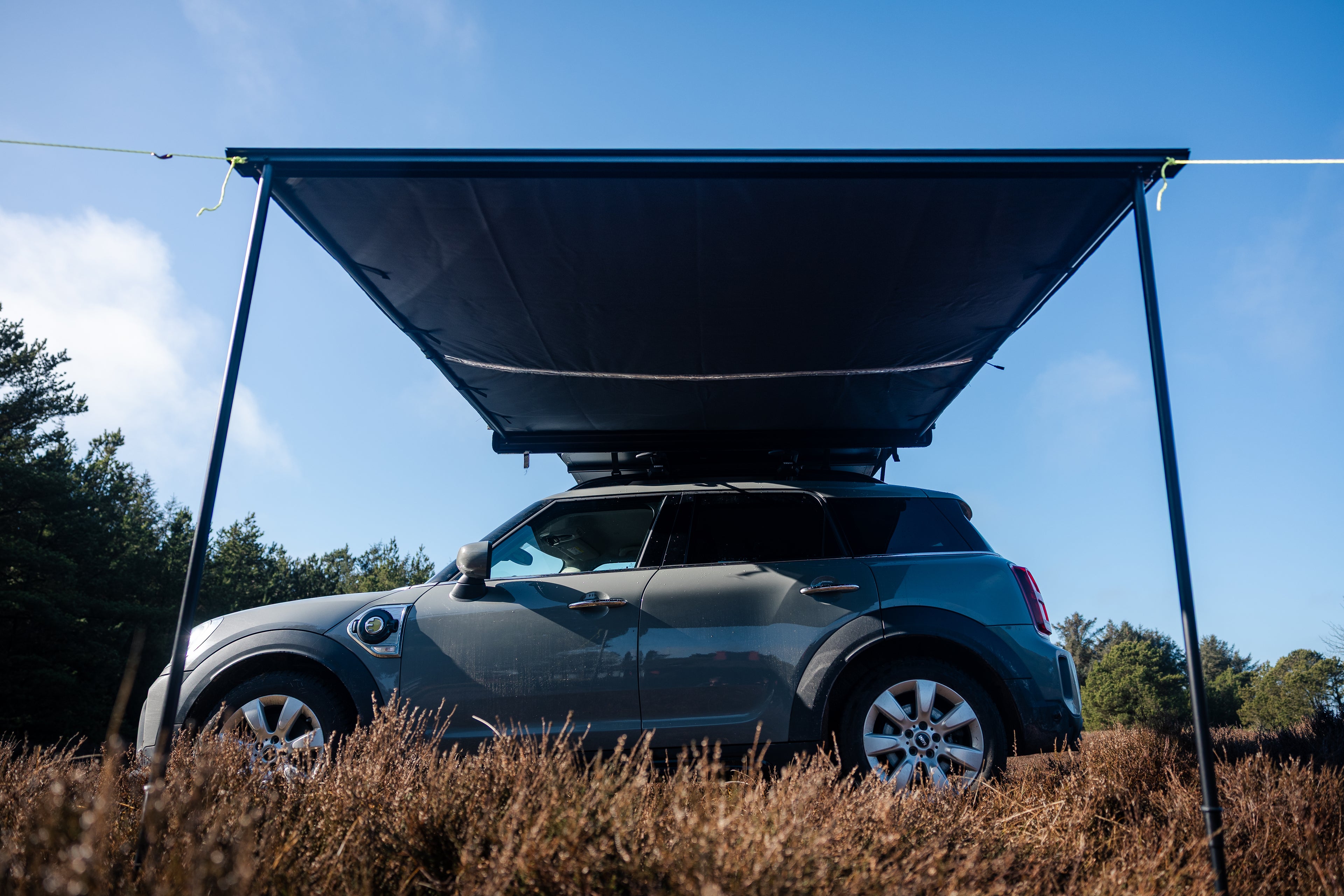 CampBoxi Uni-markise 200x250cm - Universel markise til alle slags biler