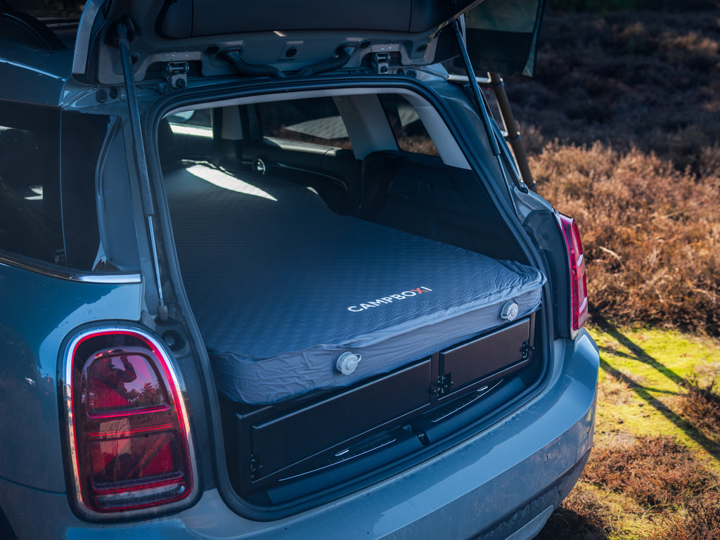 CampBoxi LUX Madras - selvoppustelig luksusmadras til bilen