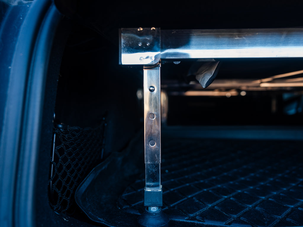 CampBoxi Unifit - Smart justerbar sengeramme til hverdagsbilen