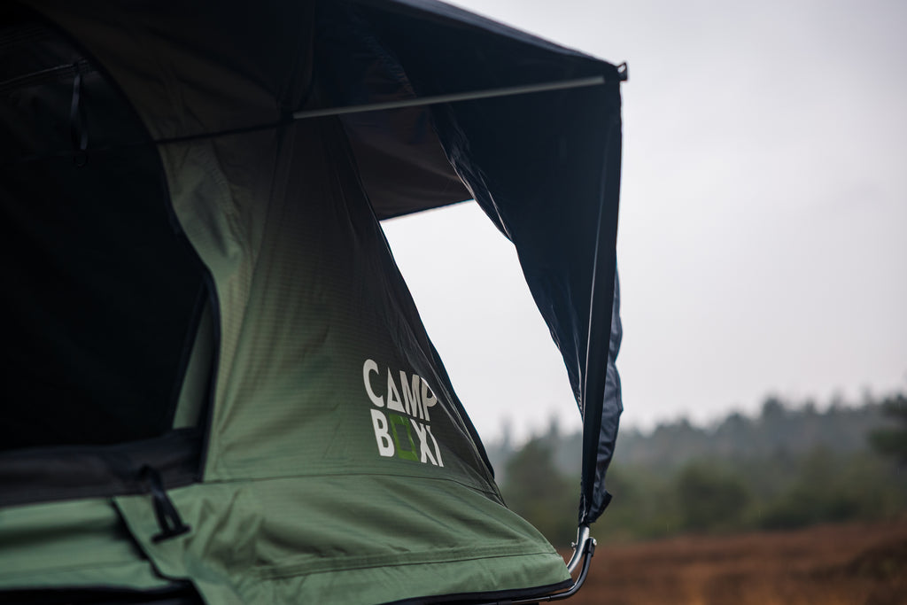 CampBoxi Nest 160 tagtelt - Alt-i-ét tagtelt | Hydraulisk åbning | Integrerede vinduesstænger