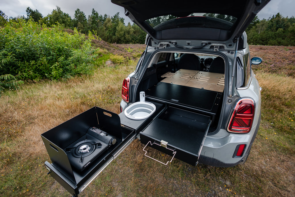 CampBoxi Kitchenfit - Alt-i-ét Camper Box til hverdagsbiler