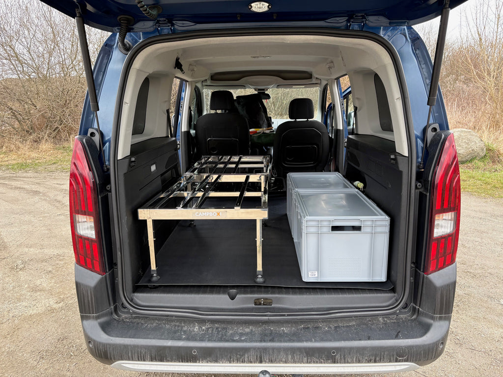 CampBoxi Unifit - Smart justerbar sengeramme til hverdagsbilen