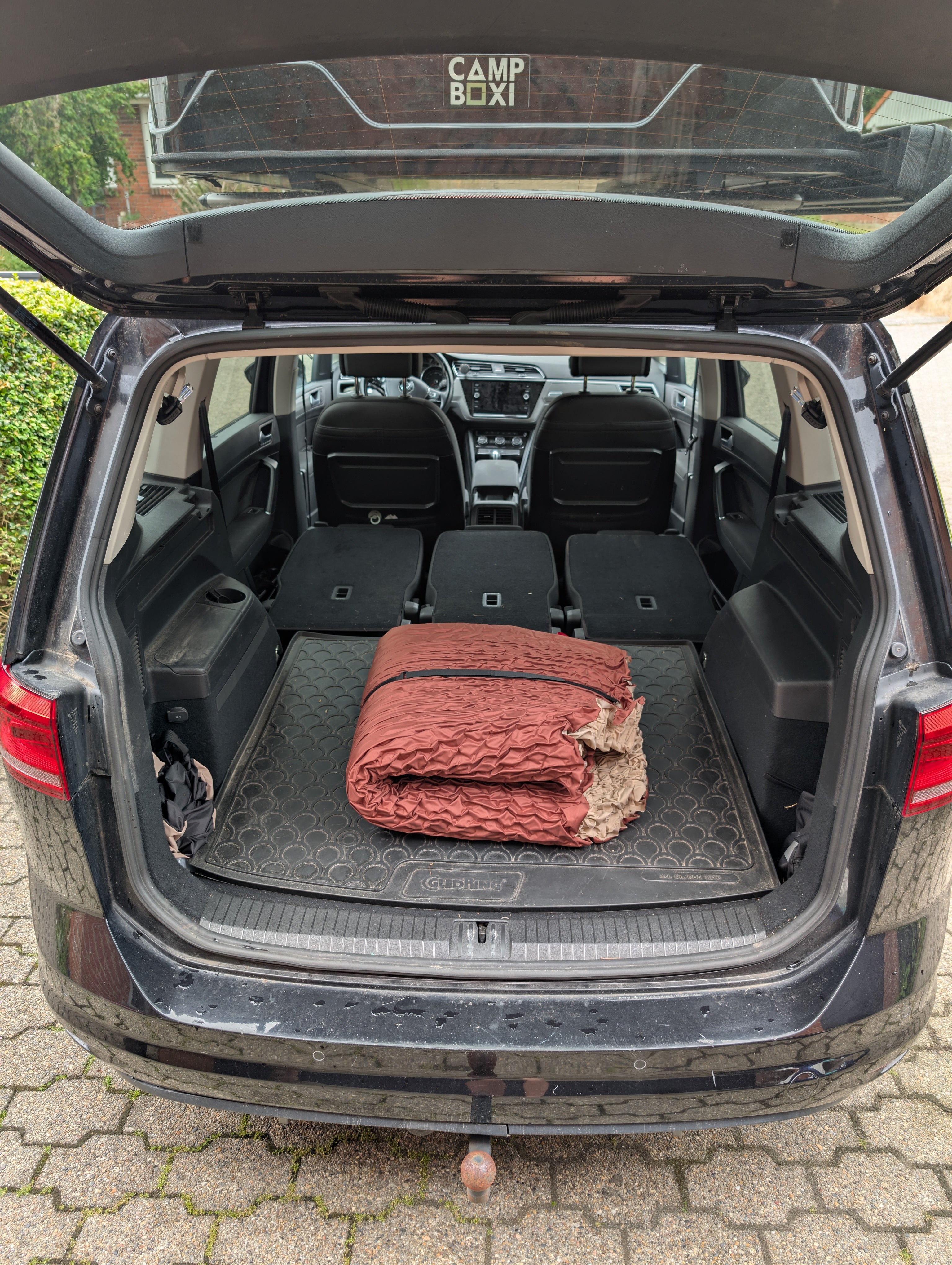 CampBoxi LUX Air - Luksus selvoppustelig bilmadras med integreret pumpe