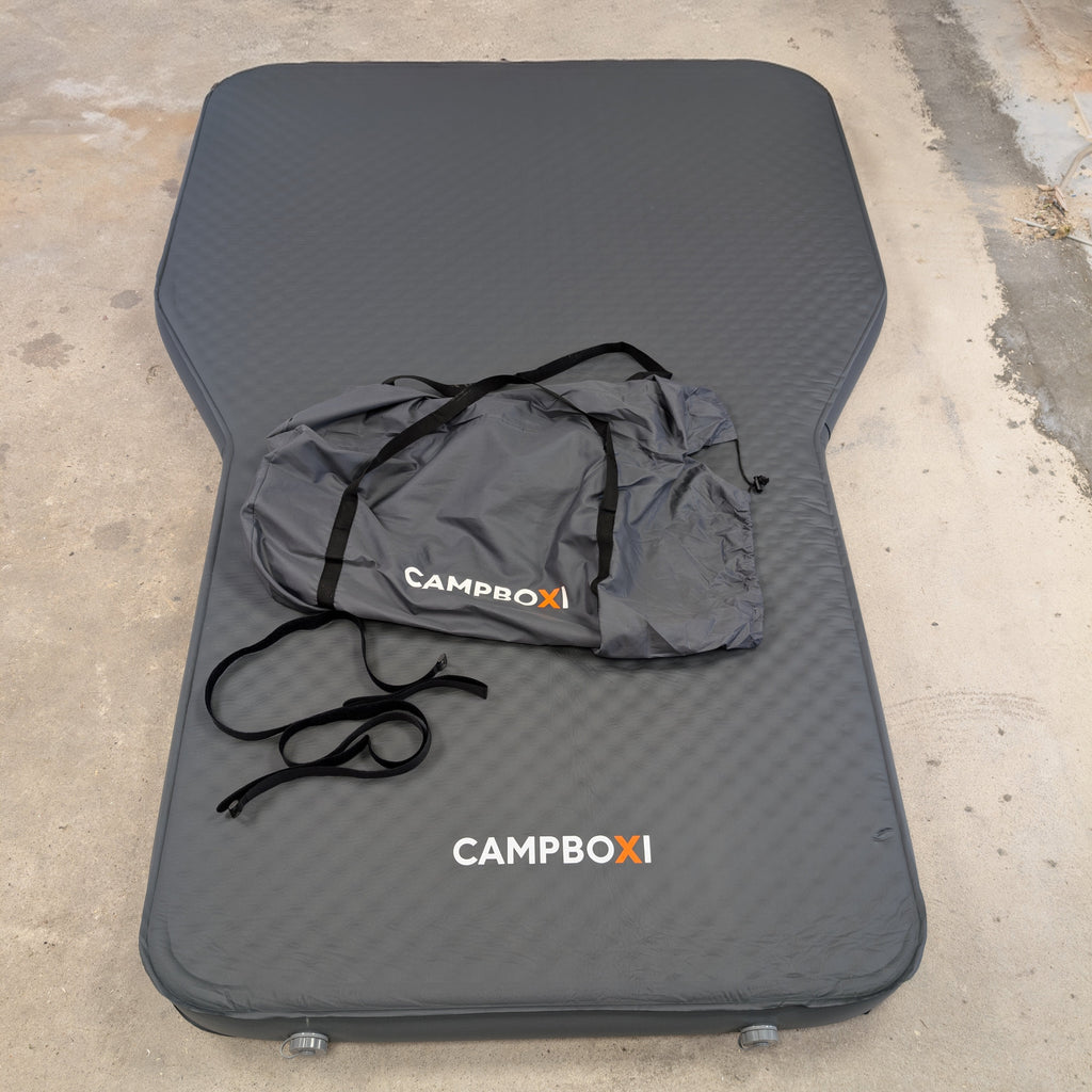 CampBoxi LUX Madras - selvoppustelig luksusmadras til bilen